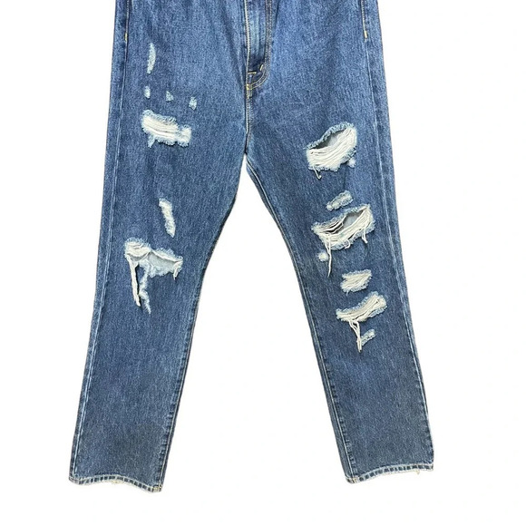 Carmar Lucio Orion Dark Wash Ripped Denim Jeans Size 27 - Picture 4 of 11